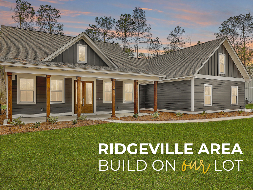 Ridgeville Area Build On Our Lot