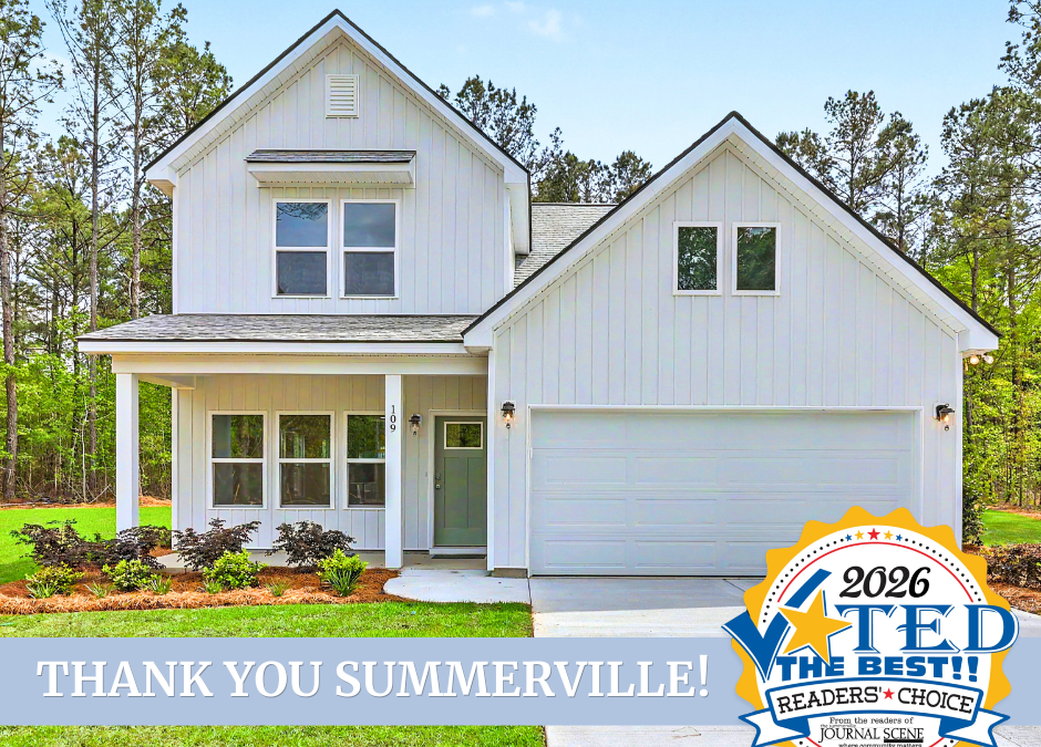 3 Years in a Row! Why Ragland Homes Was Voted the Best Home Builder in Summerville
