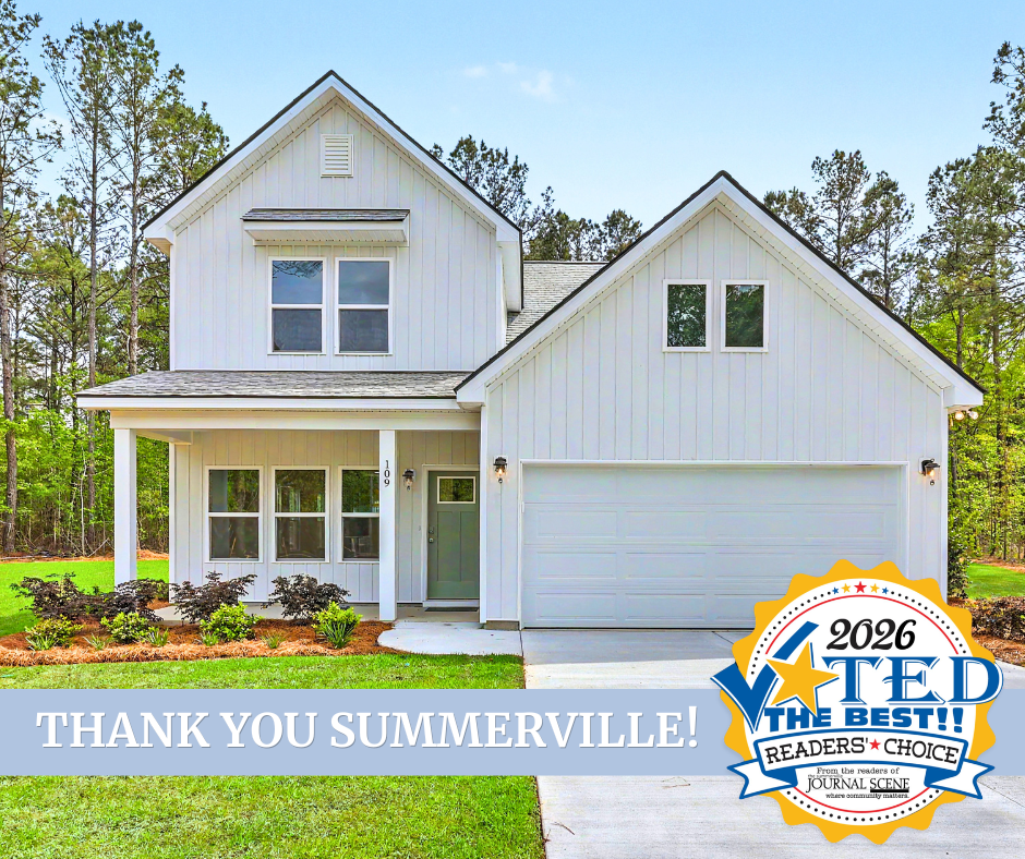 3 Years in a Row! Why Ragland Homes Was Voted the Best Home Builder in Summerville